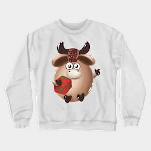 New year bull Crewneck Sweatshirt